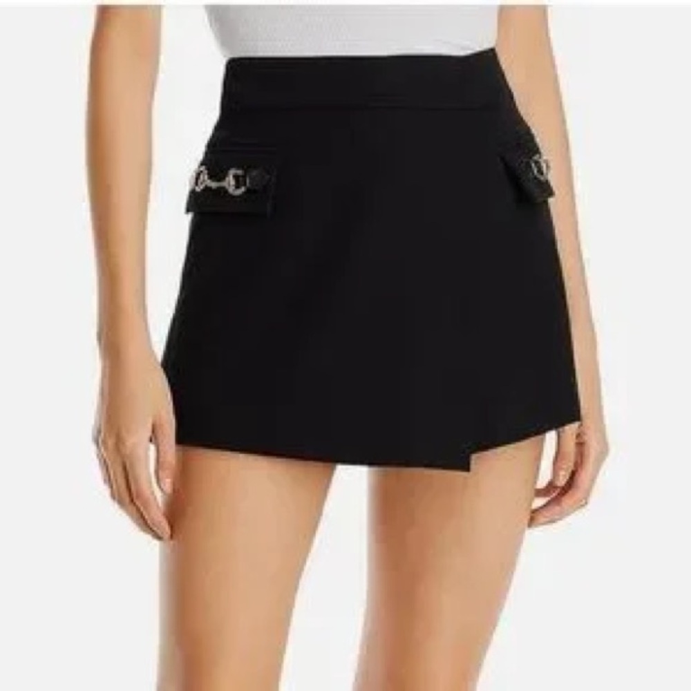 NWT Derek Lam 10 Crosby Horsebit Mini Skort